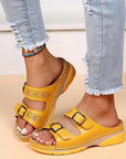 Elarith - Comfortabele orthopedische sandalen voor dames met dubbele verstelbare band