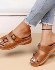 Elarith - Comfortabele orthopedische sandalen voor dames met dubbele verstelbare band