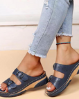 Elarith - Comfortabele orthopedische sandalen voor dames met dubbele verstelbare band