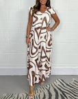 Adelinae Jumpsuit met elegante geometrische print