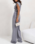 Alya - Elegant, Effen Twee-Delige Set voor Vrouwen