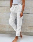 Tamina - Casual Broek met Trekkoorden