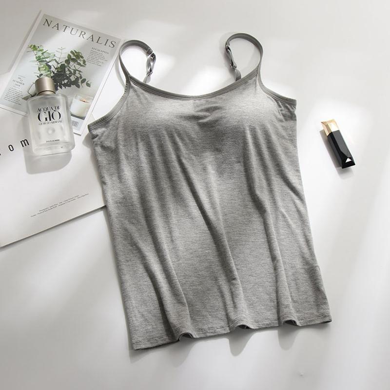 Monica - Tanktop met Ingebouwde Bh