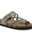 Adriana | Gevlochten Kurksandalen met Comfortvoetbed