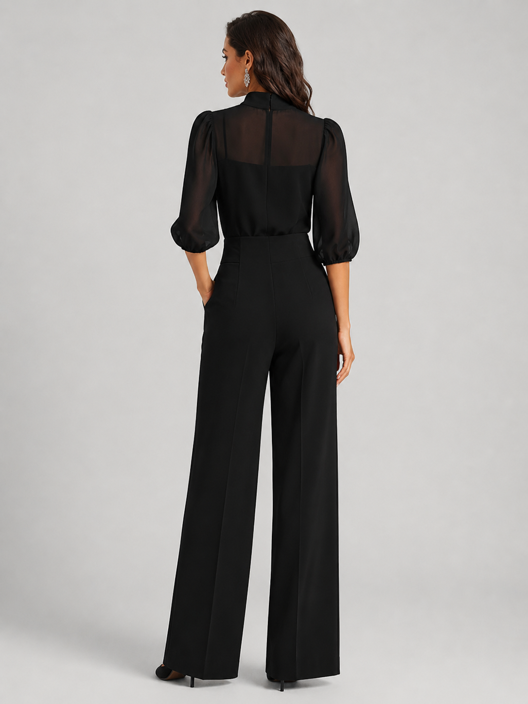 Amara | Drie-Delige Chiffon-Set