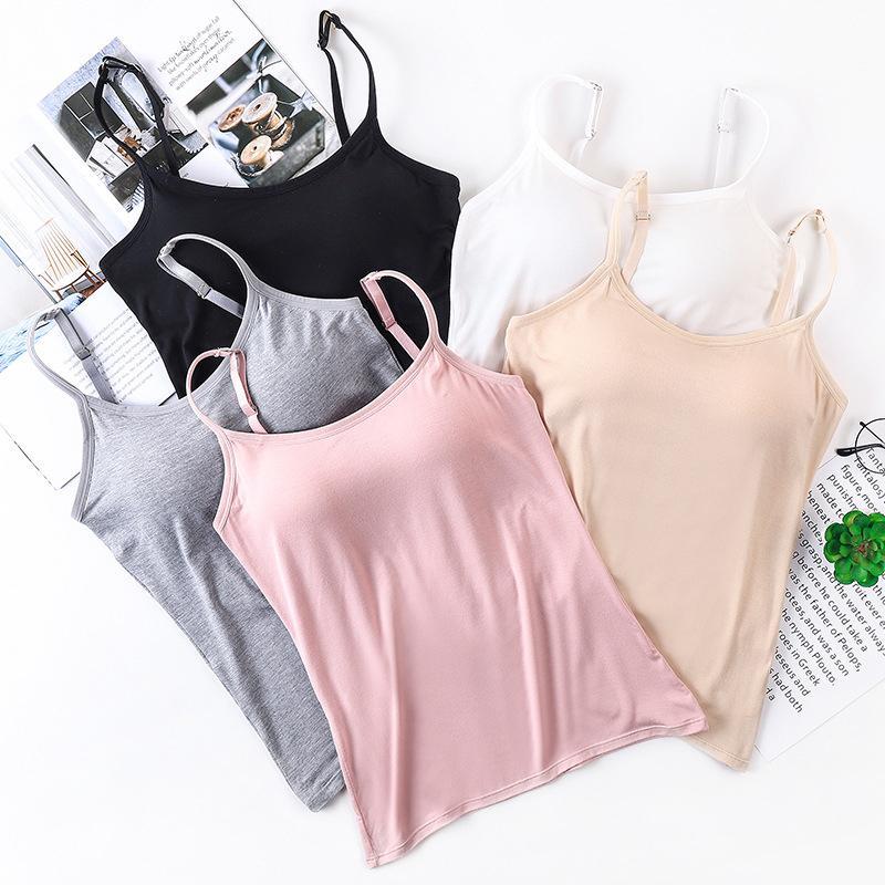 Monica - Tanktop met Ingebouwde Bh
