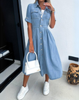Alicia - Trendy denim jurk
