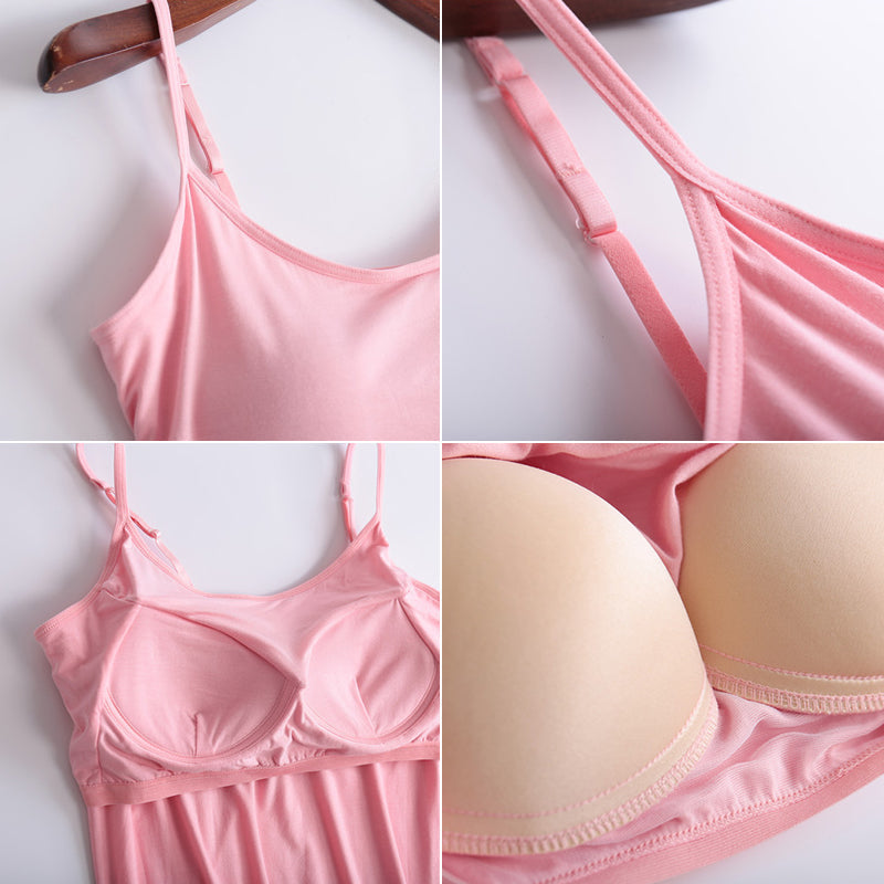 Monica - Tanktop met Ingebouwde Bh