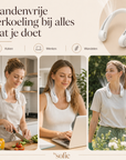 NekFan™ - Draagbare, oplaadbare nekventilator voor directe verkoeling!