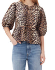 Bella - Leopard Print Top