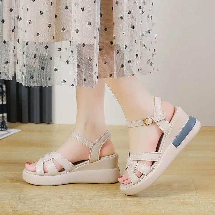 Genevieve - De meest comfortabele plateau sandalen