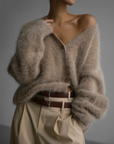 Jolien - Chique comfortabel kasjmier vest