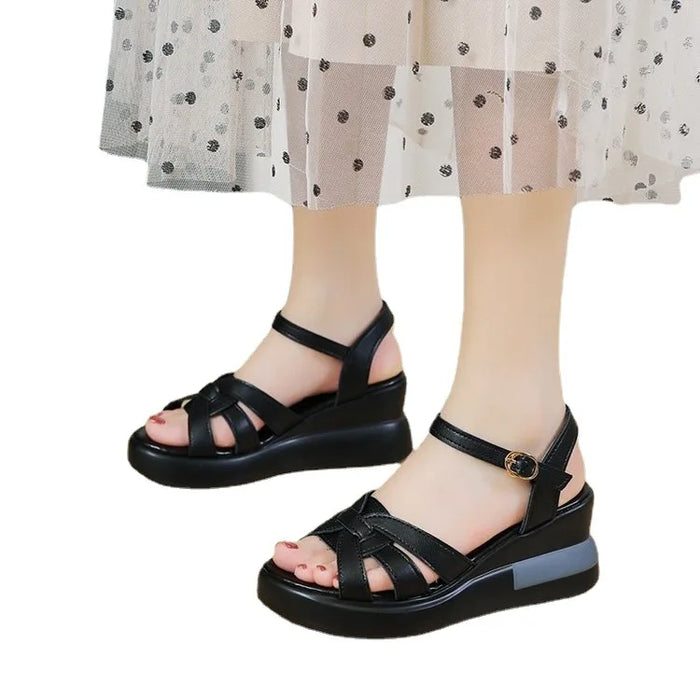Genevieve - De meest comfortabele plateau sandalen