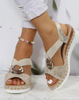 Dominique - Sleehak sandalen voor dames