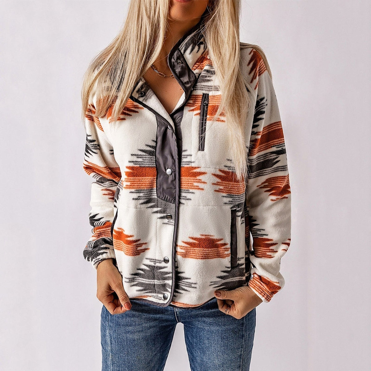 Vivian - Prachtige zomerjas met print