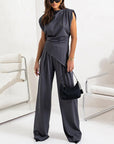 Alya - Elegant, Effen Twee-Delige Set voor Vrouwen