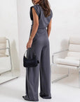 Alya - Elegant, Effen Twee-Delige Set voor Vrouwen