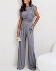 Alya - Elegant, Effen Twee-Delige Set voor Vrouwen